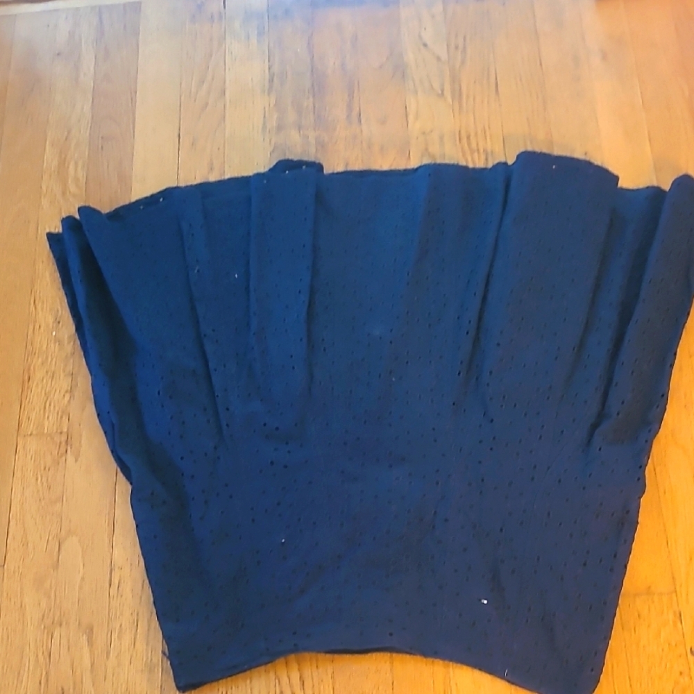 Talbots Dark Blue A-Line Skirt